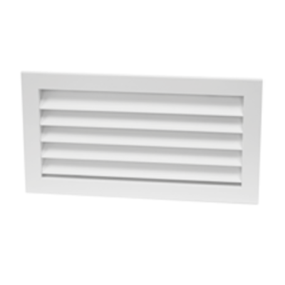 Reja de Retorno Aluminio Blanco